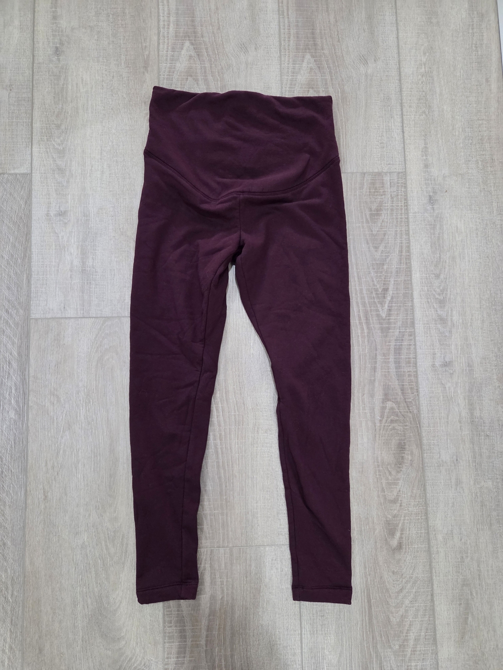 Old Navy Maternity Plum High-Waist Fleece Lined Leggings